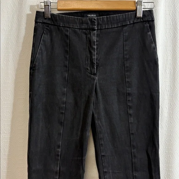 Talula Coated Black Cigarette Pants - Picture 2 of 8